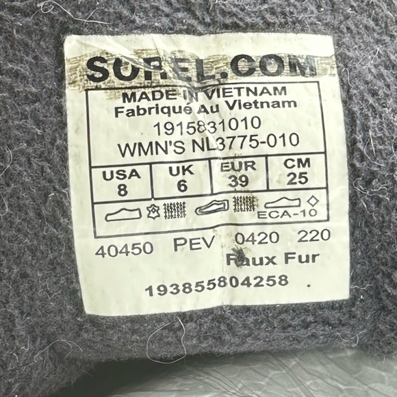 SOREL Kinetic Sport Lug Sole Booties - Black - Size 8 - Picture 11 of 11